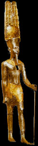 A Golden Statue of Amon