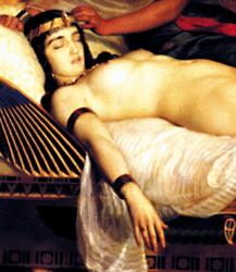 A Painting Depicting Cleopatra in Death