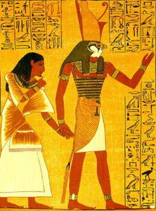 A Wall Painting of Horus