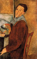 Amedeo Modigliani 1884-1920..this is his self portrait