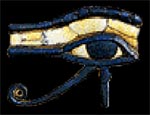 Eye of Horus 'Udjat' Inlaid With Lapis Lazuli